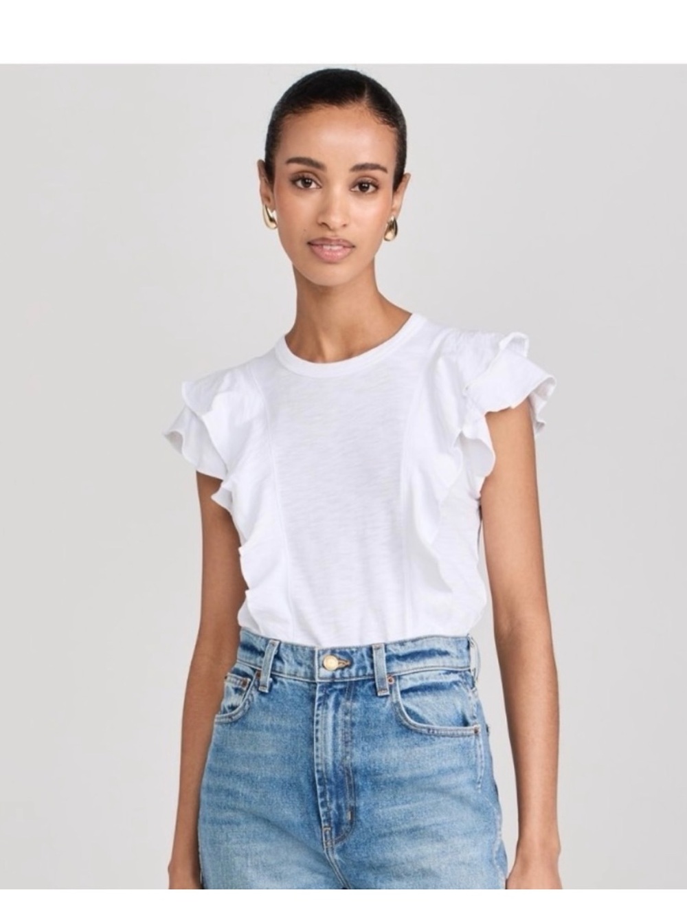 Veronica Beard Ruffle Too Sleeveless